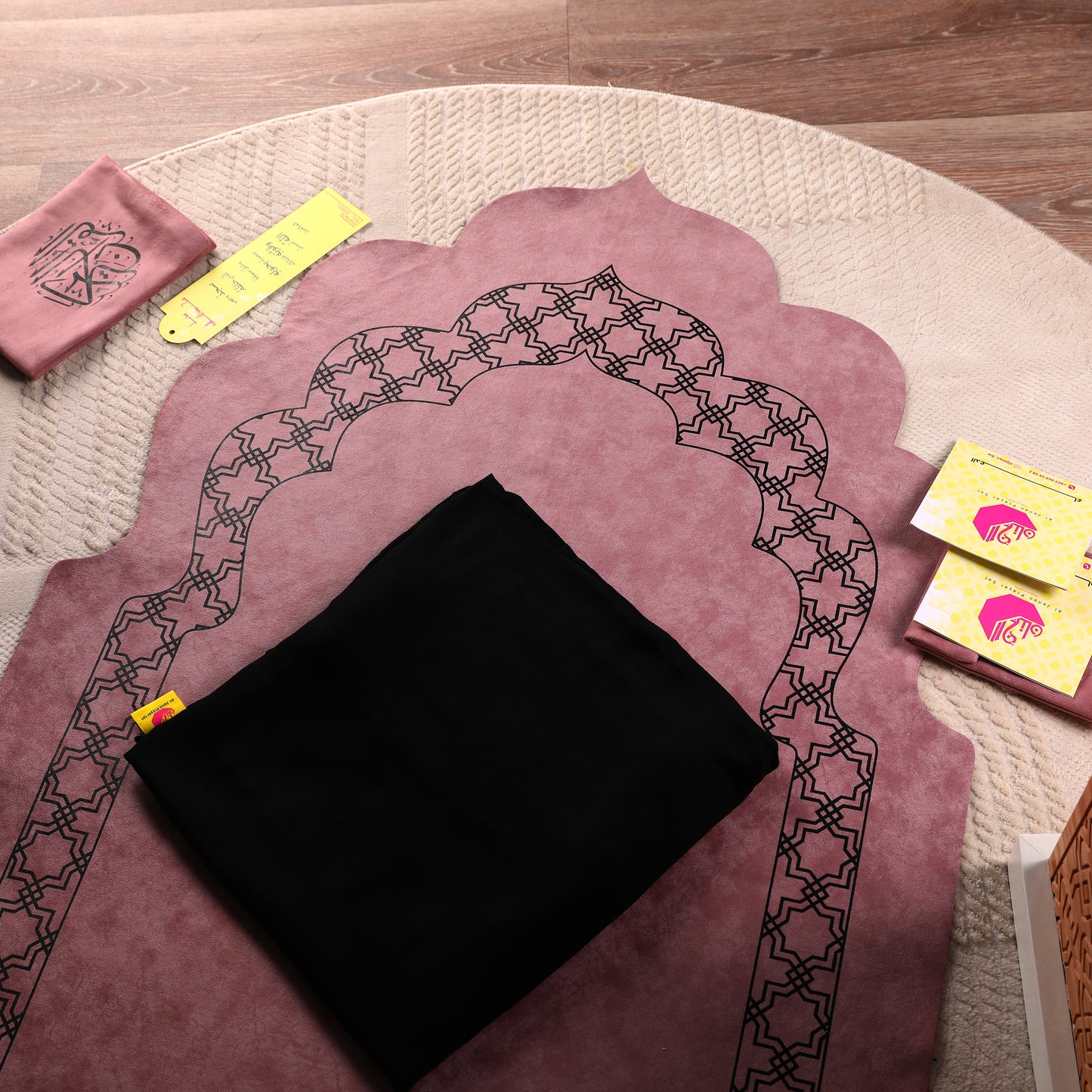 Al-Jenan Prayer Set Arch Design Woman (Pink)