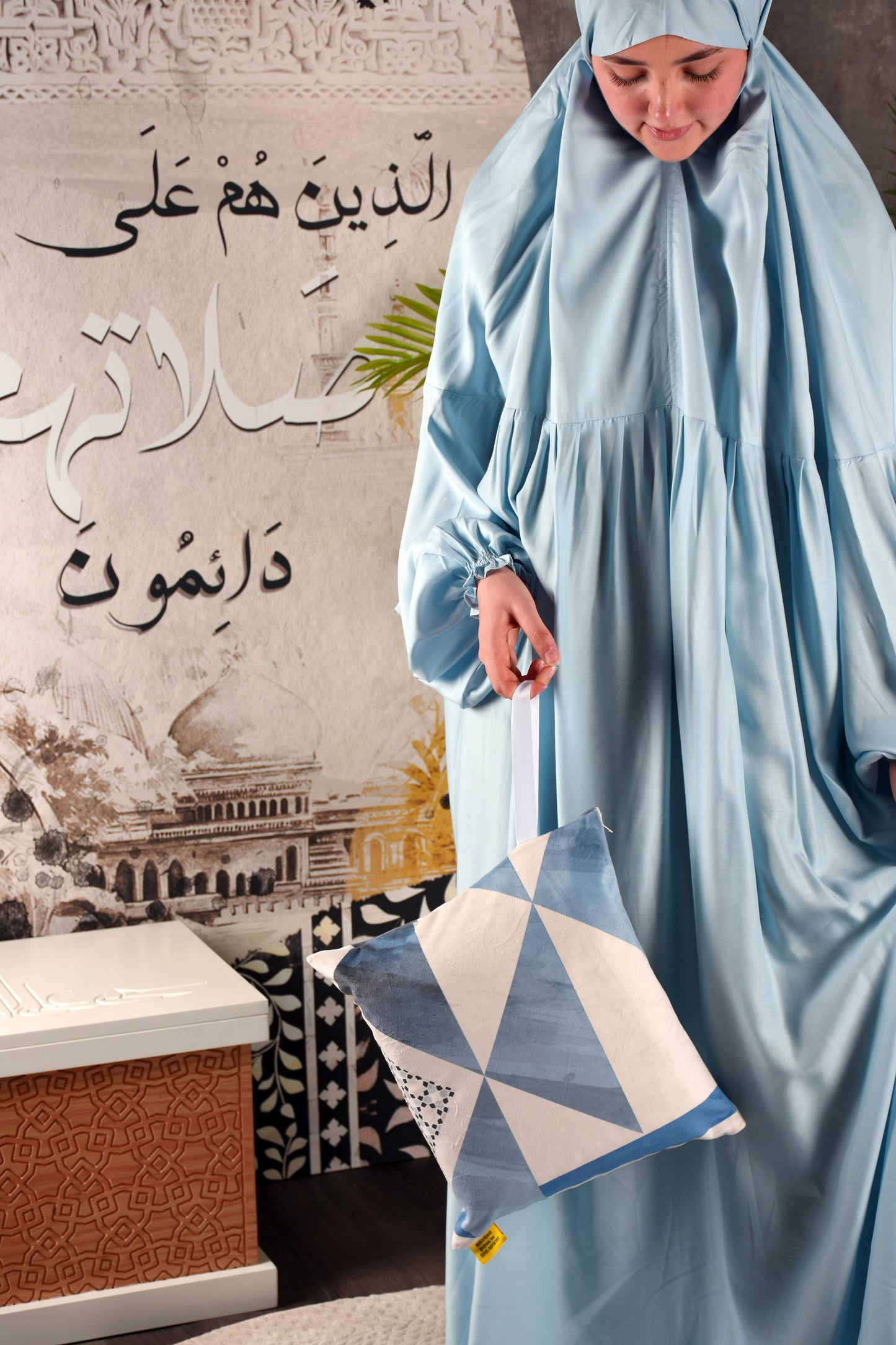 Copy of Al-Jenan Prayer Set Special Design Woman (Blue) SD