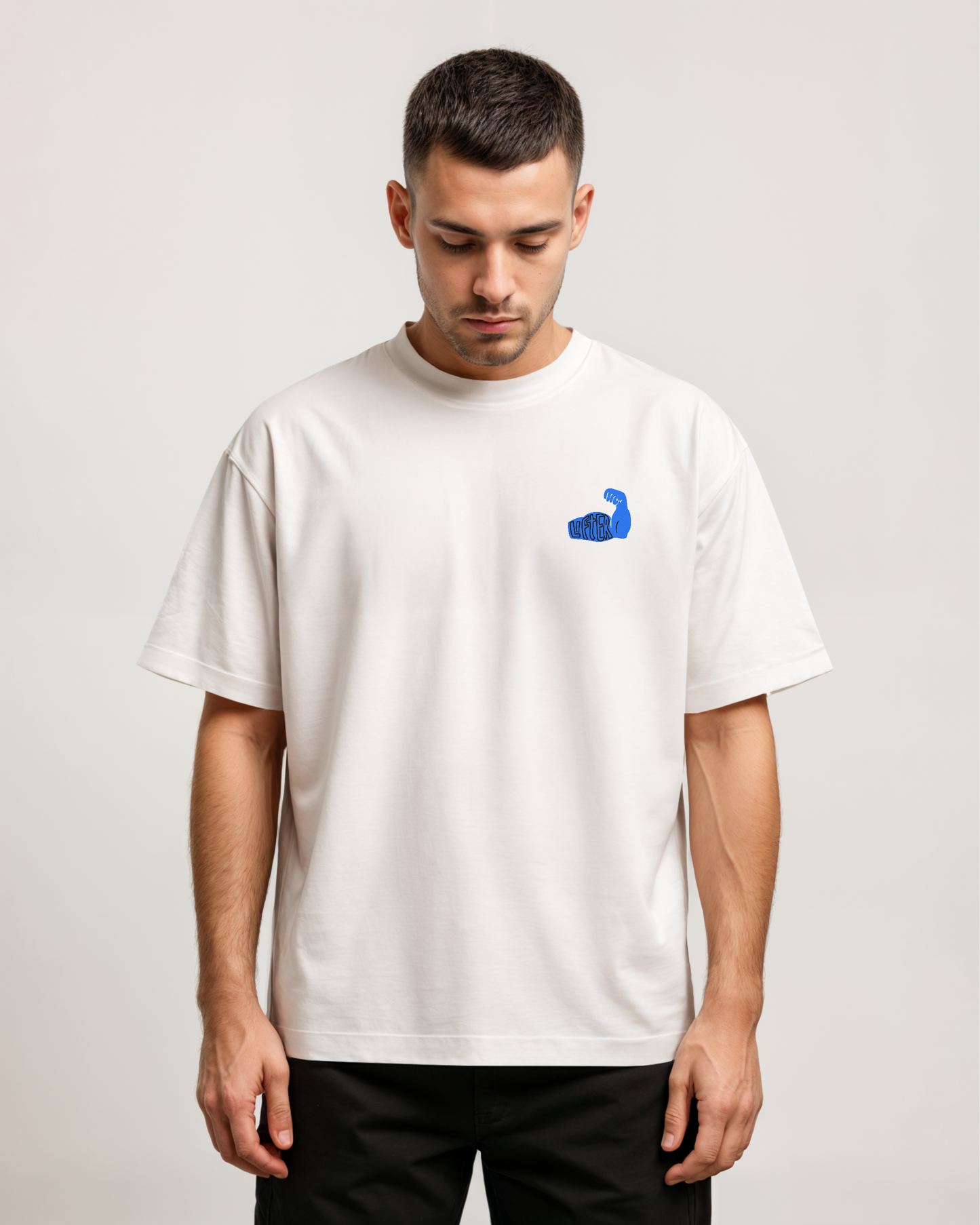 White Oversized T-shirt - LIFTER