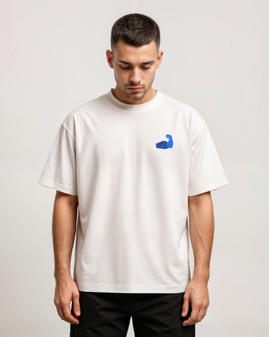 White Oversized T-shirt - LIFTER