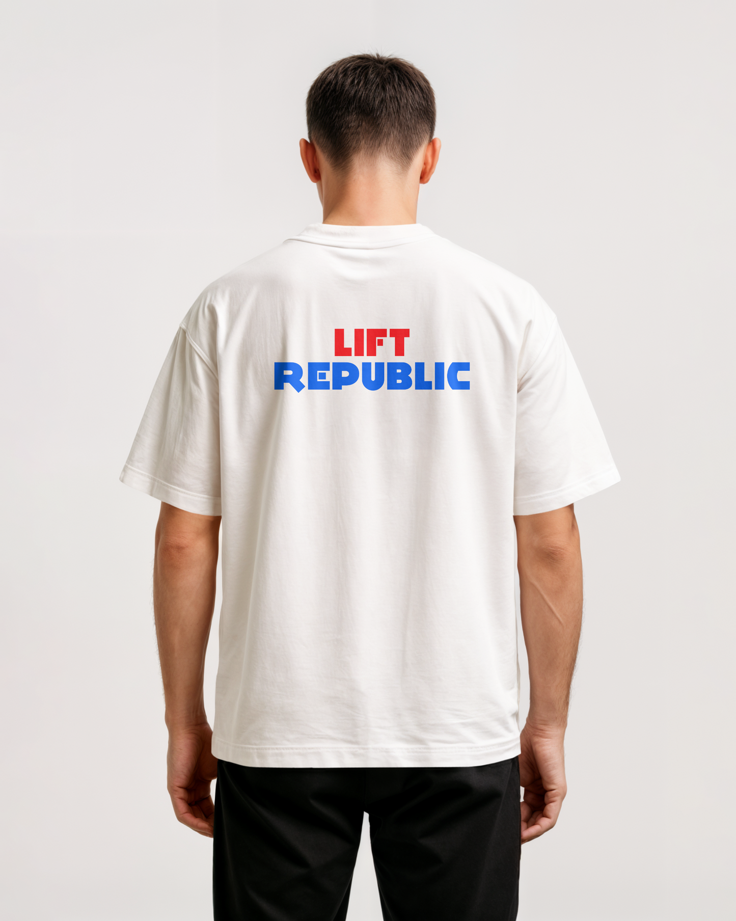 White Oversized T-shirt - Lift Republic