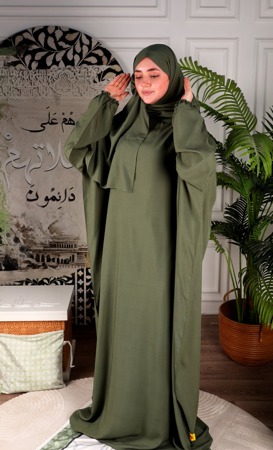 Prayer Set Special Design  Woman (Dark Green) SD