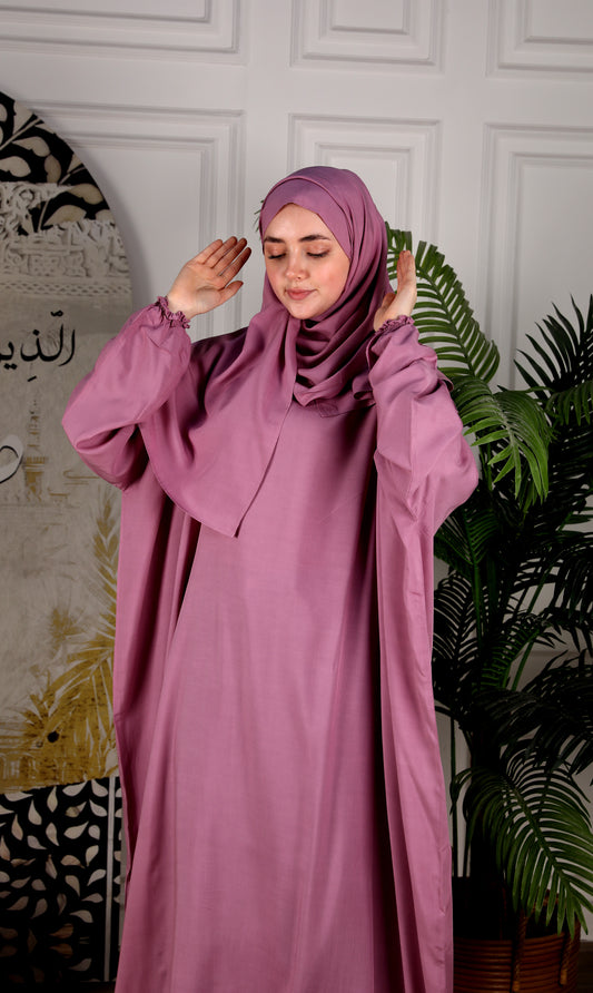 Al-Jenan Prayer Dress - Scarf - mix (Purple)