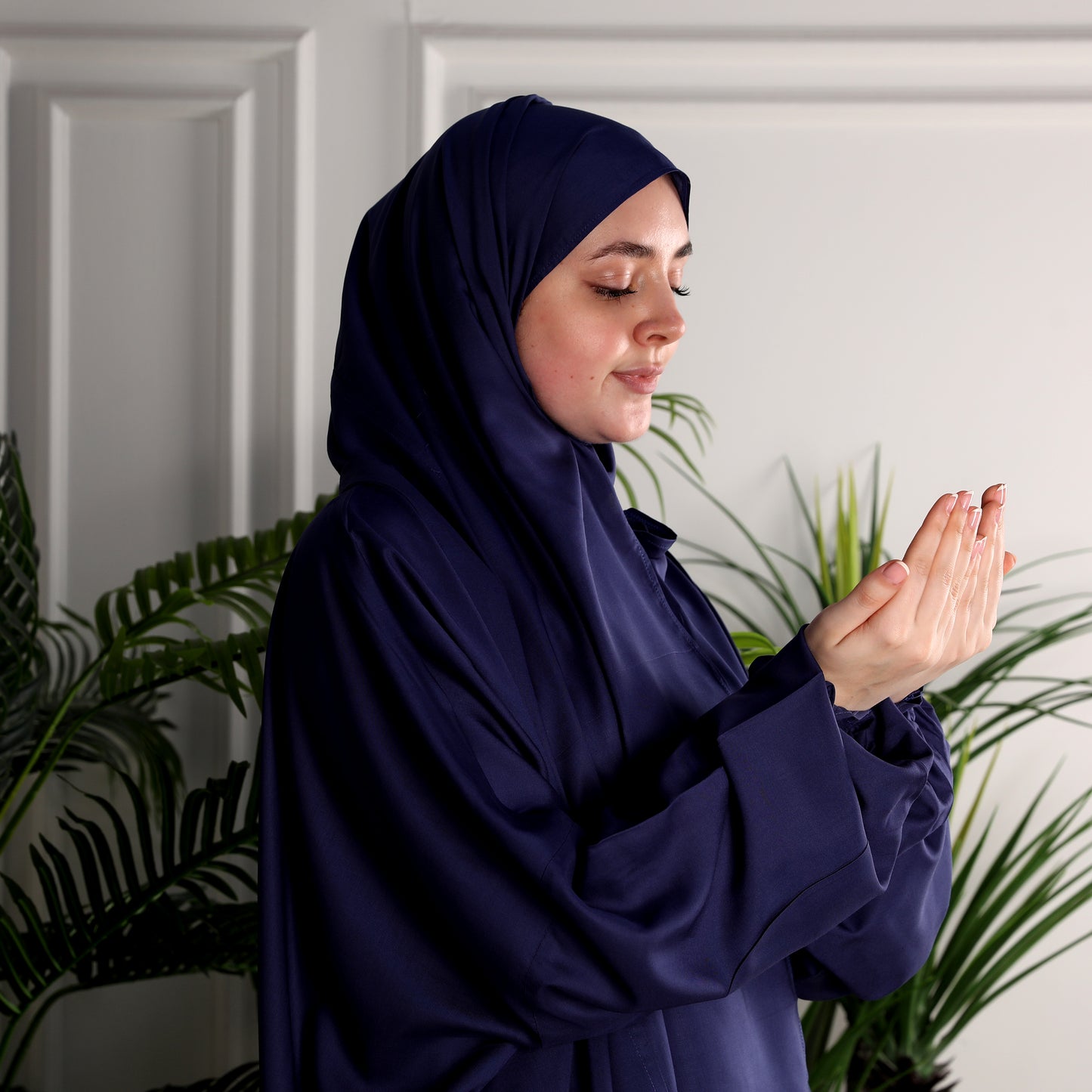 Al-Jenan Prayer Dress - Scarf - mix (Navy Blue)