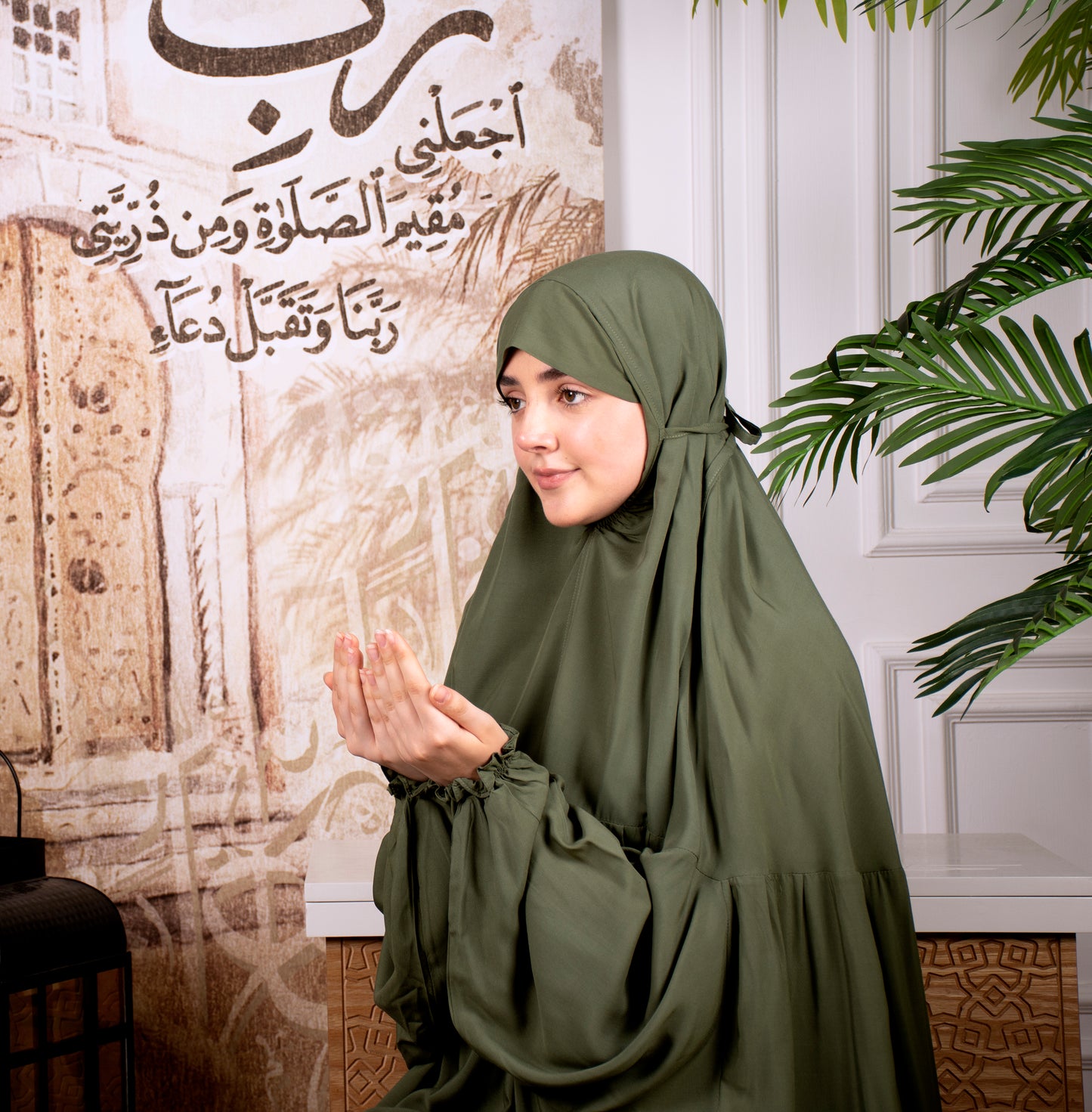 Prayer Set Special Design  Woman (Dark Green) SD